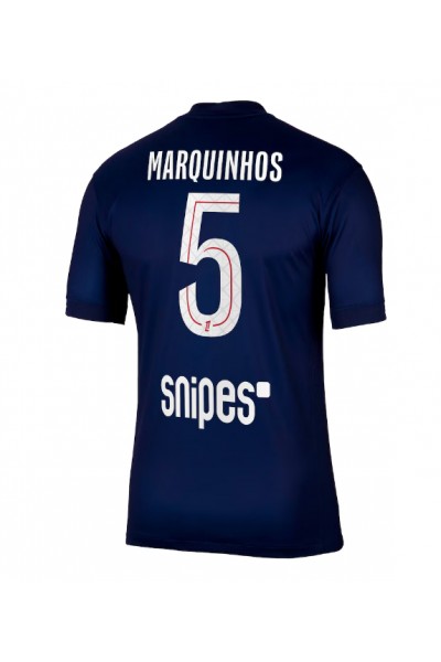 Paris Saint-Germain Marquinhos #5 Jalkapallovaatteet Kotipaita 2025-26 Lyhythihainen Paris Saint-Germain Marquinhos #5 Jalkapallovaatteet Kotipaita 2025-26 Lyhythihainen